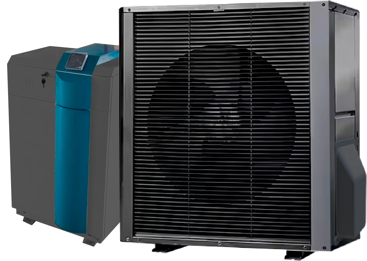 10 kW ALTAL Air-Water Inverter EVI Heat Pump