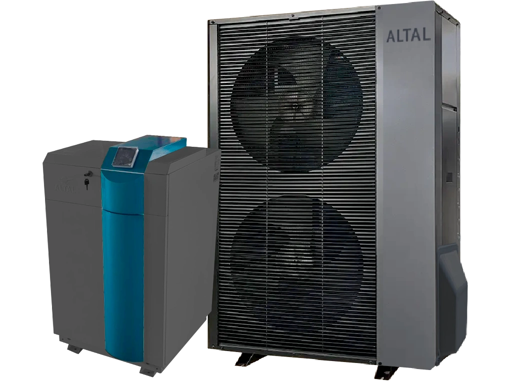 22 kW ALTAL Air-Water Inverter EVI Heat Pump